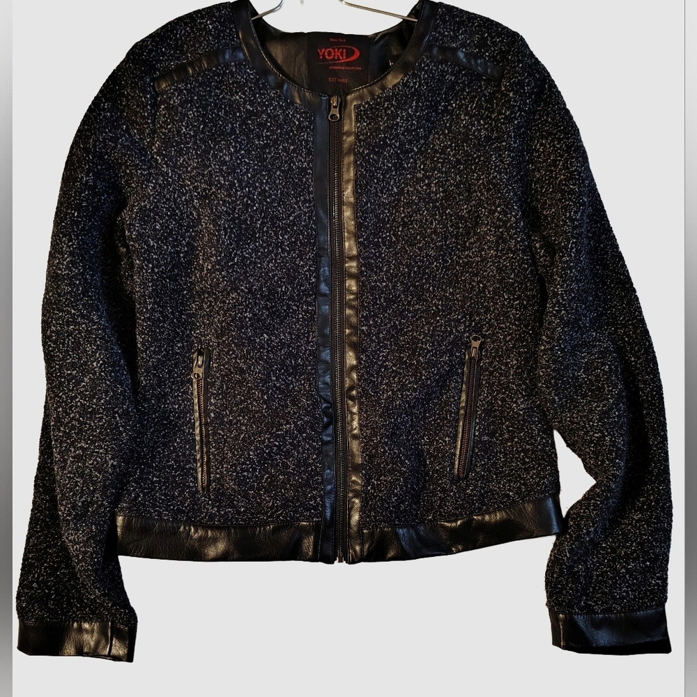Yoki Outerwear Women's Black Jacket Size Large